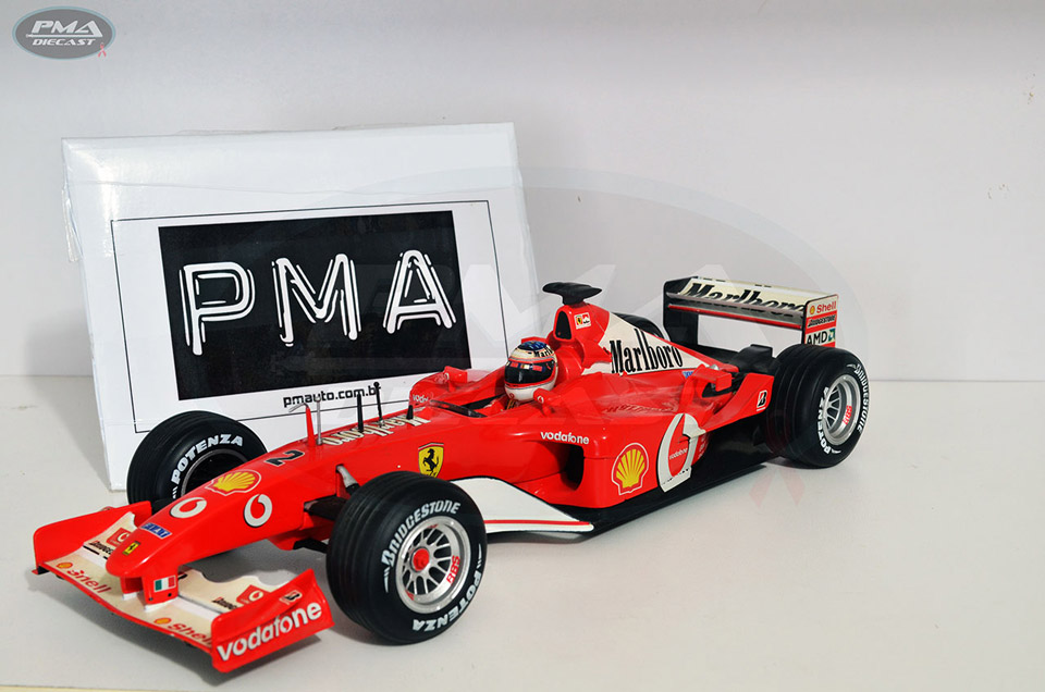 RUBENS BARRICHELLO 2002 FERRARI F2002 1:18